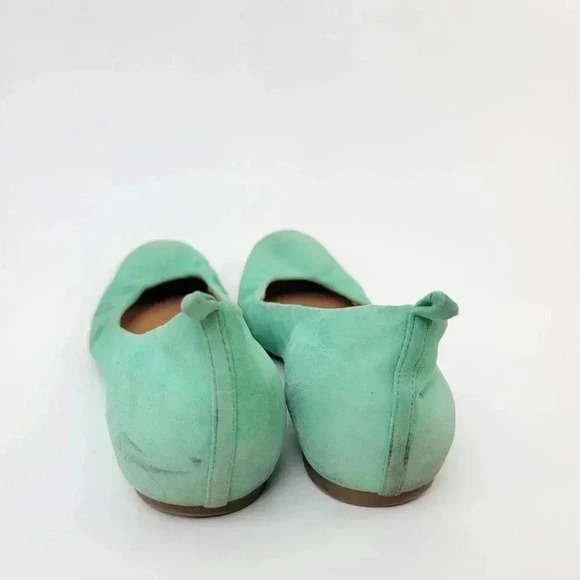 J. Crew Cece Green Suede Ballet Flats - 9.5 - Picture 7 of 10